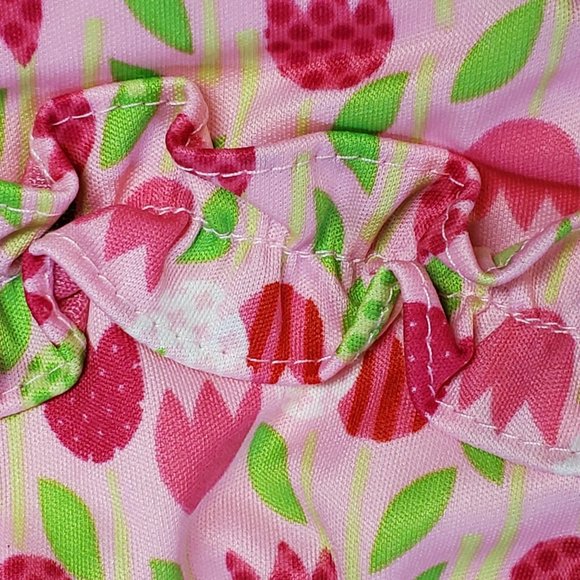 iPlay Reusable Absorber Swimsuit Diaper - 24 Months - Pink with Tulips - New - Picture 3 of 7
